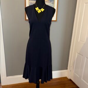 J. Crew 365 Elegant Navy Sleeveless Dress